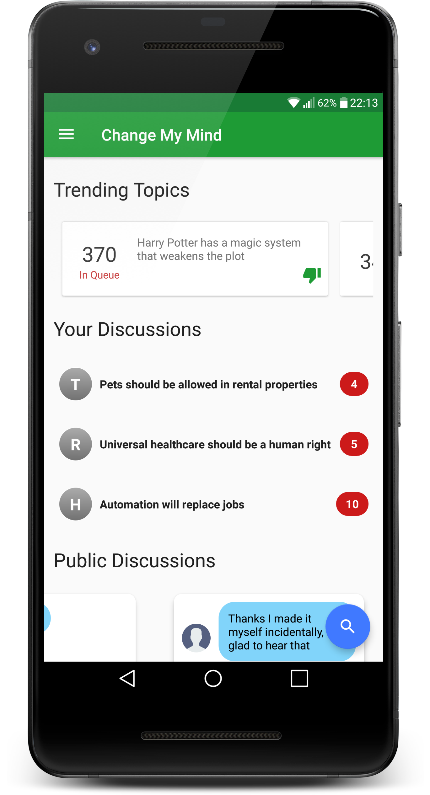 Change My Mind — app preview
